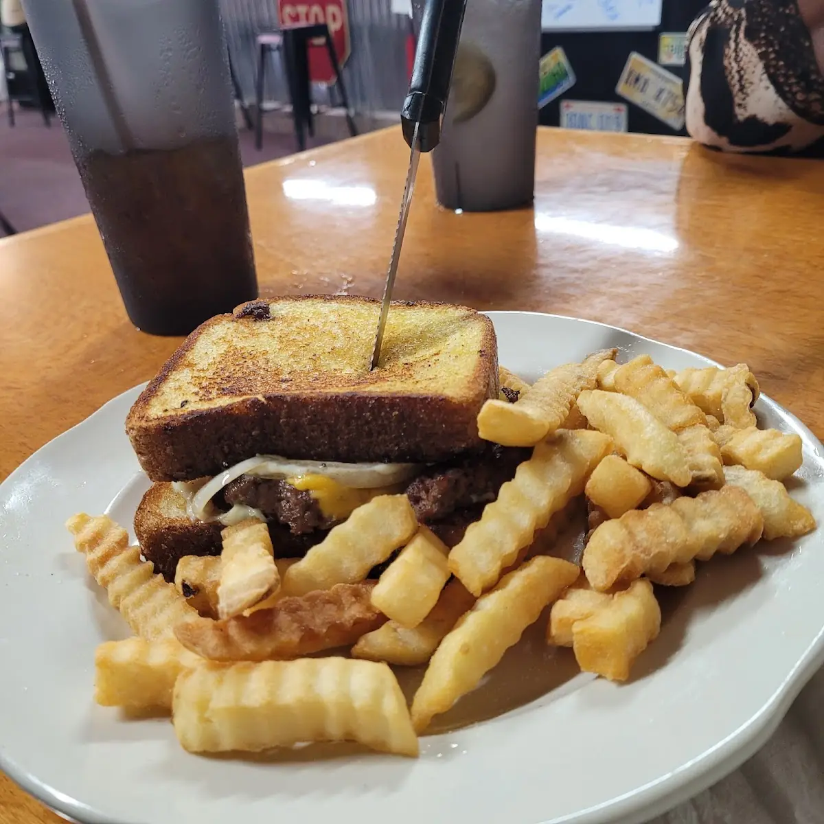 On Grilled Texas Toast