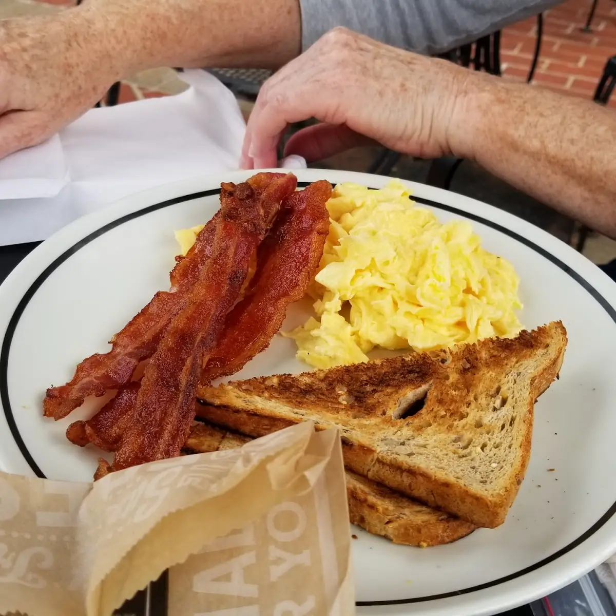 Bacon Eggs Toast