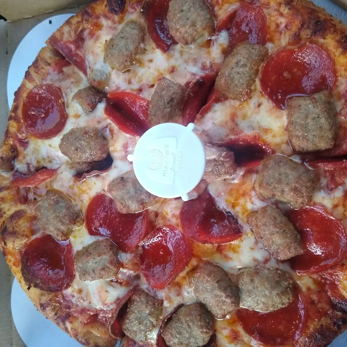 Small Pepperoni and Sausage Pizza