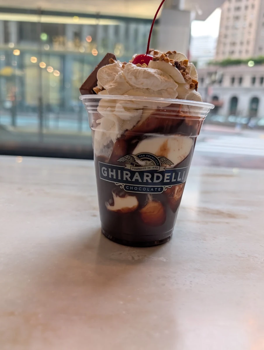 Rich Chocolate Ice Cream Sundae