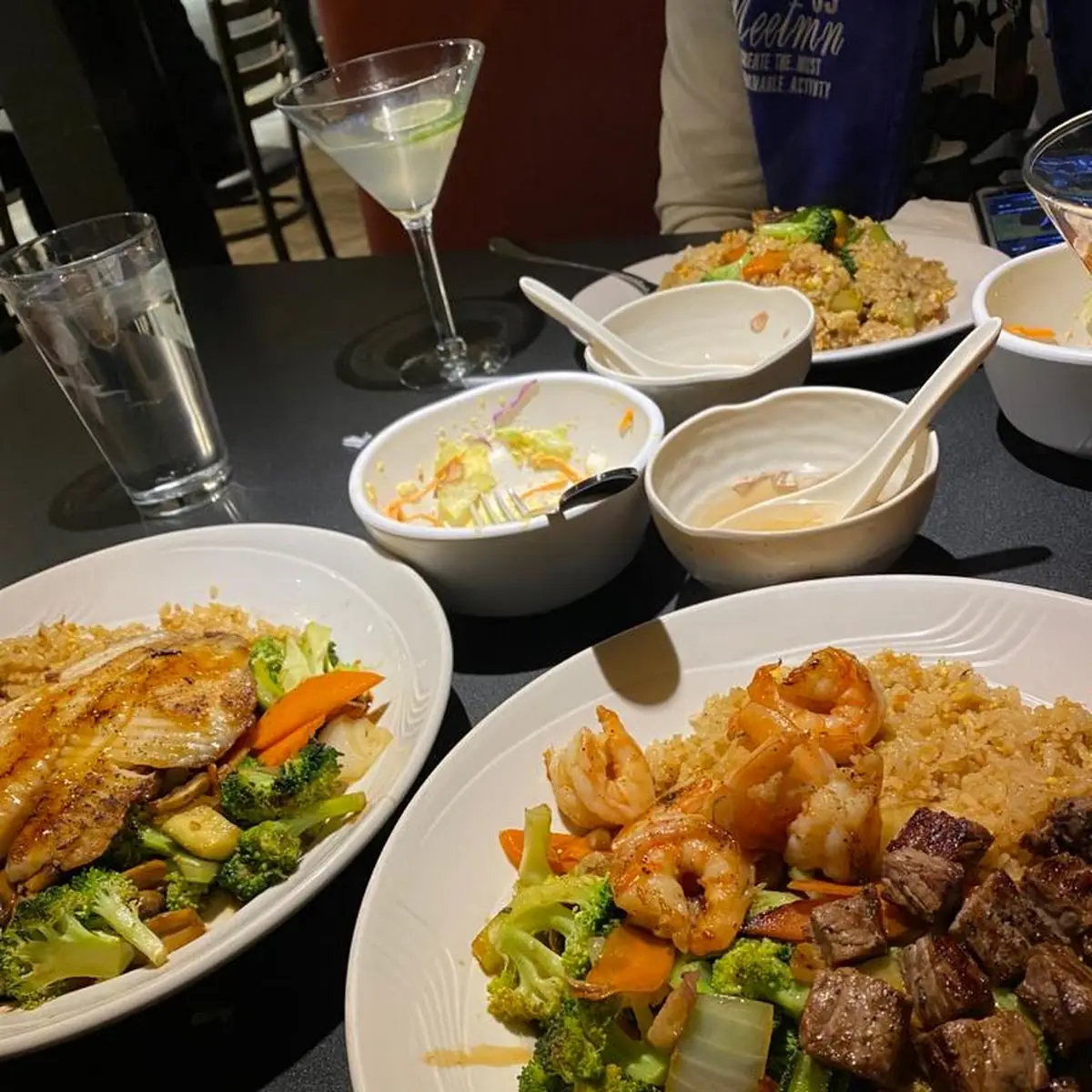 Shrimp and Steak Fried Rice