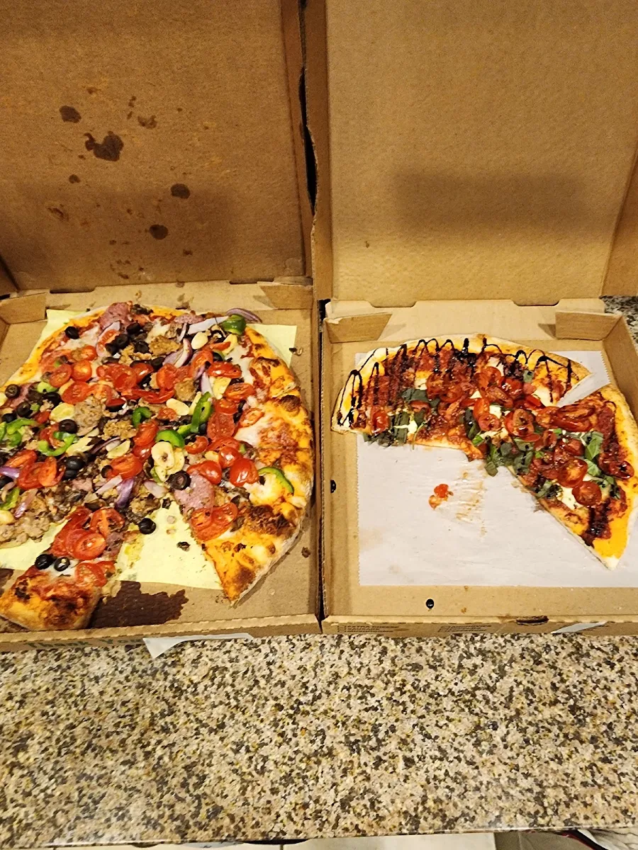 Supreme Pizza and the Caprese Pizza