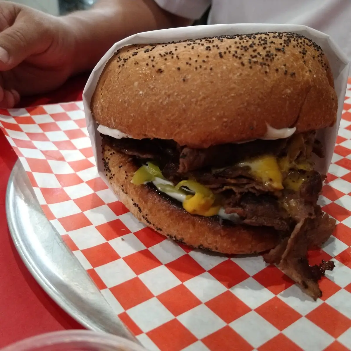 Shroomy Swiss Burger