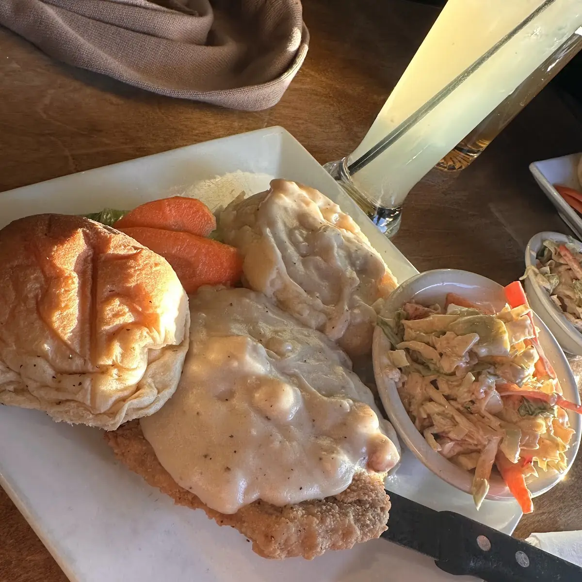 Steak with Mashed Potatoes