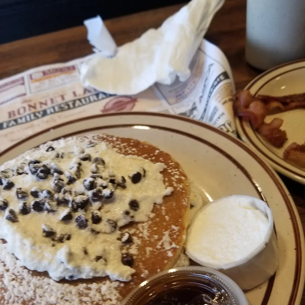 Cannoli Pancakes and Eg