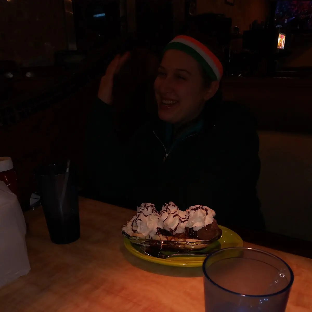 Banana Split Waffle