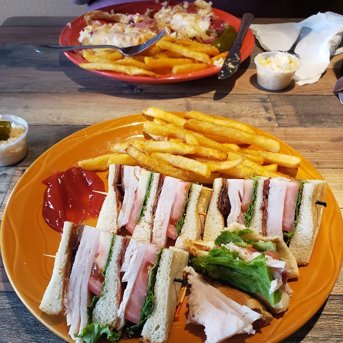 Turkey Bacon Club Sandwich