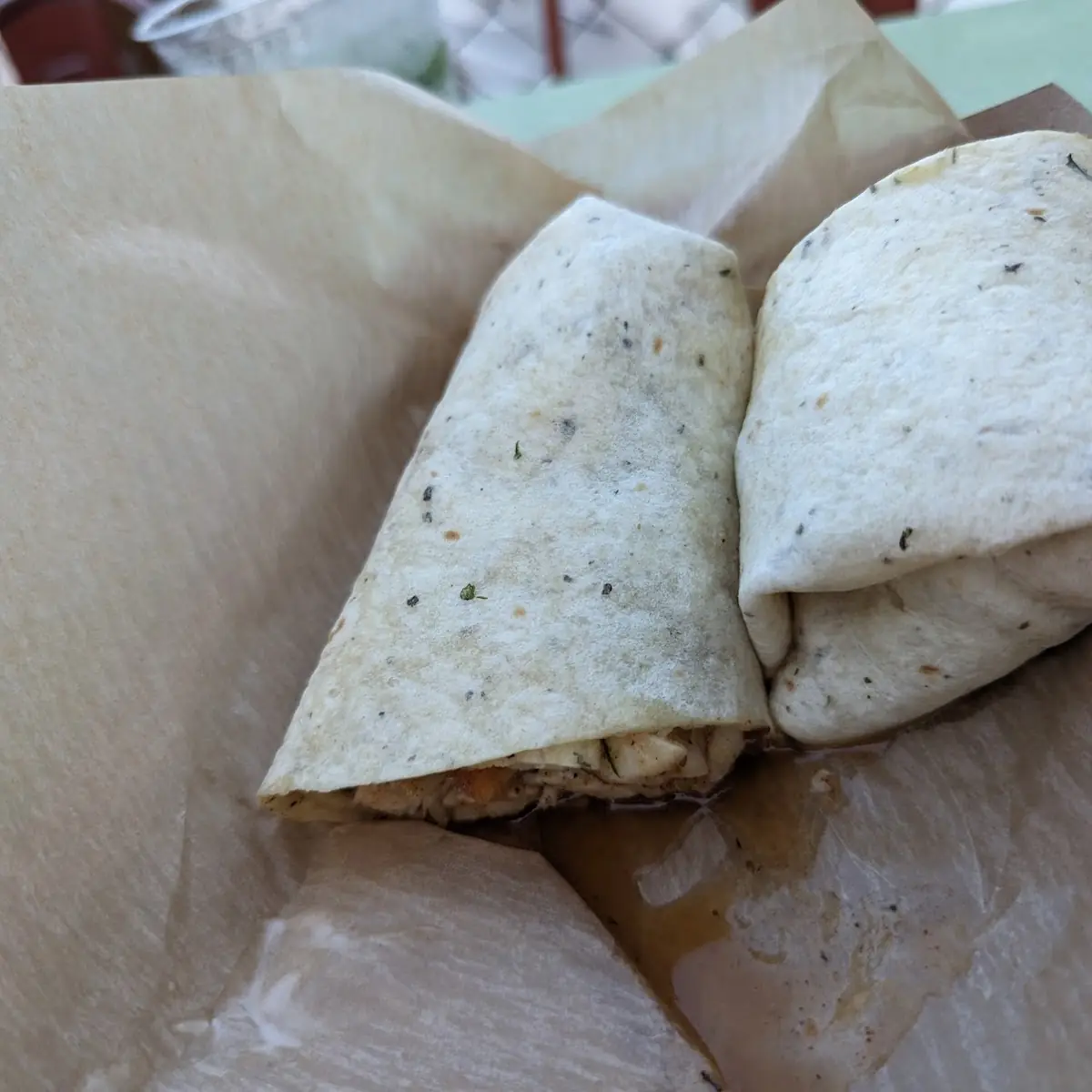 Jamaican Jerk Chicken Wrap