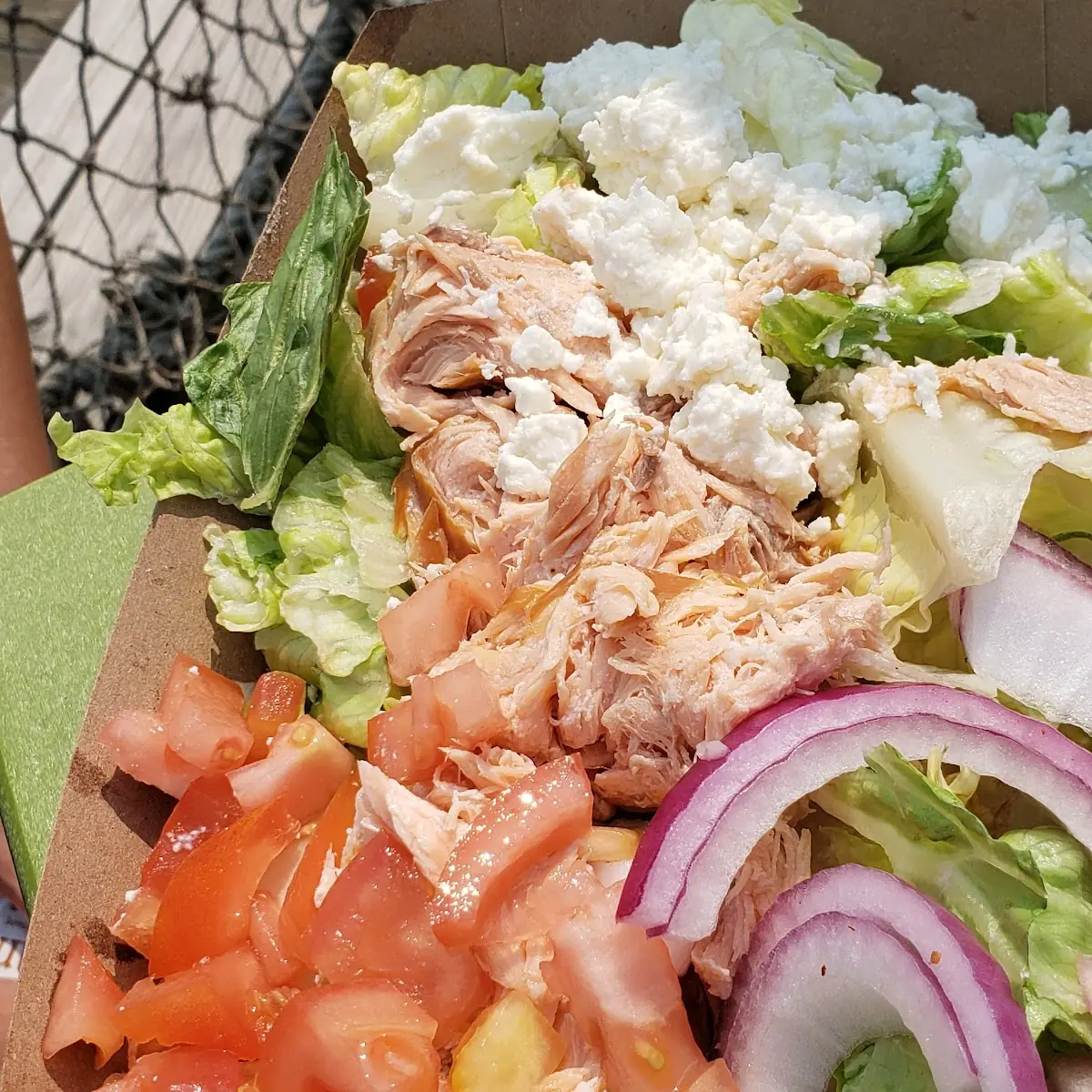 Woody's Seafood Salad Wrap