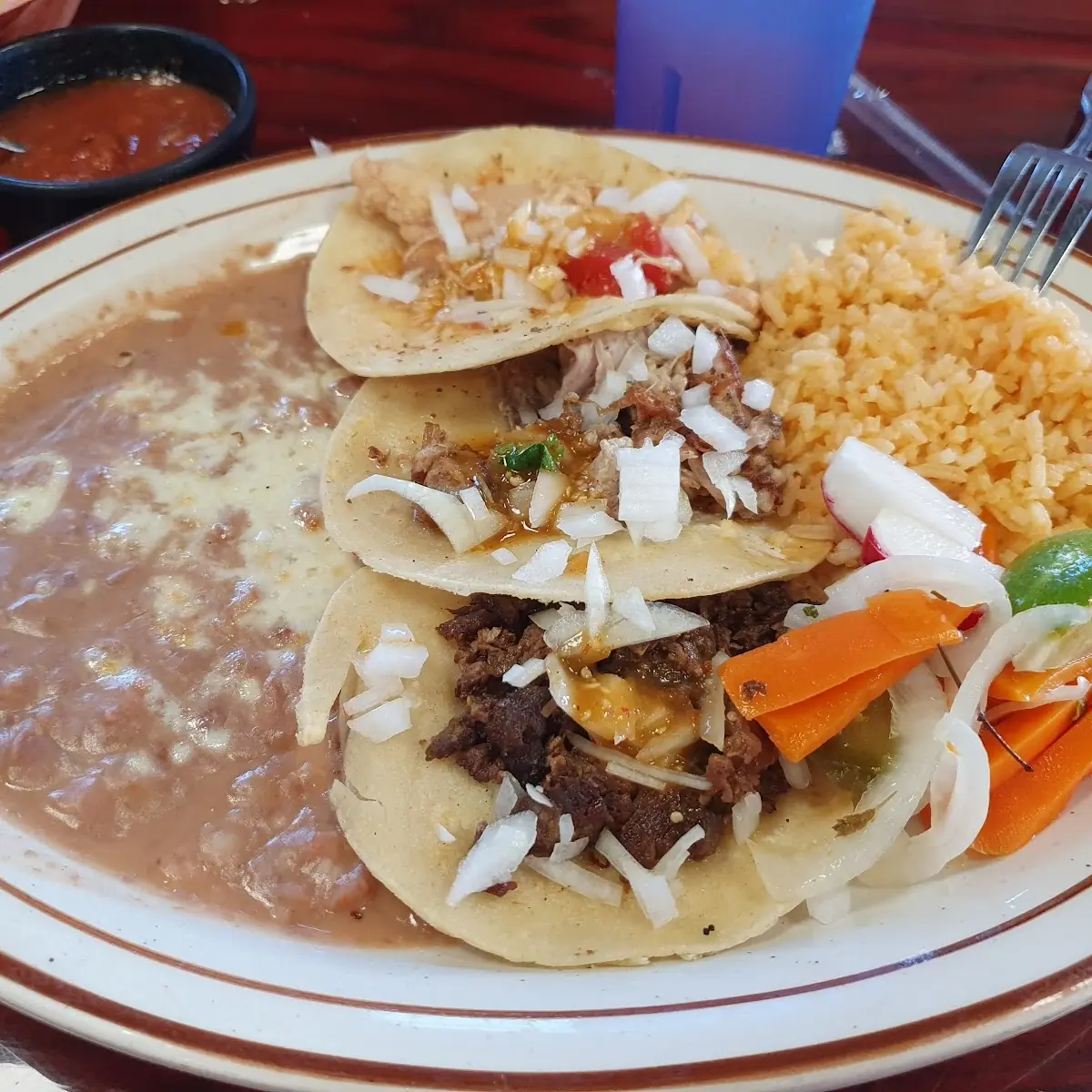 Enchilada Y Chile Relleno