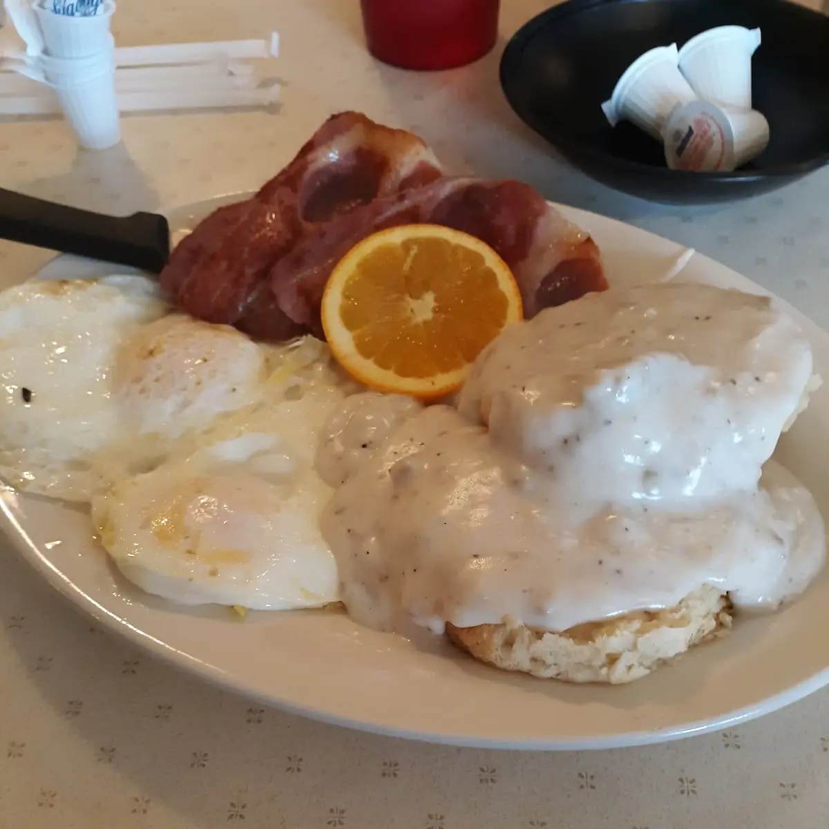 Country Ham & Egg with Biscuits and Gravy