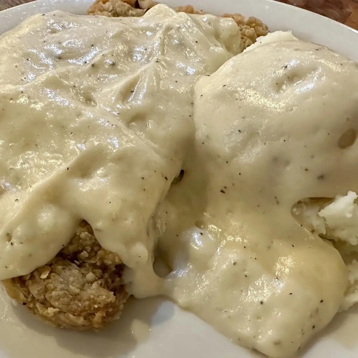 Chicken Fried Steak Mashed Potatoes