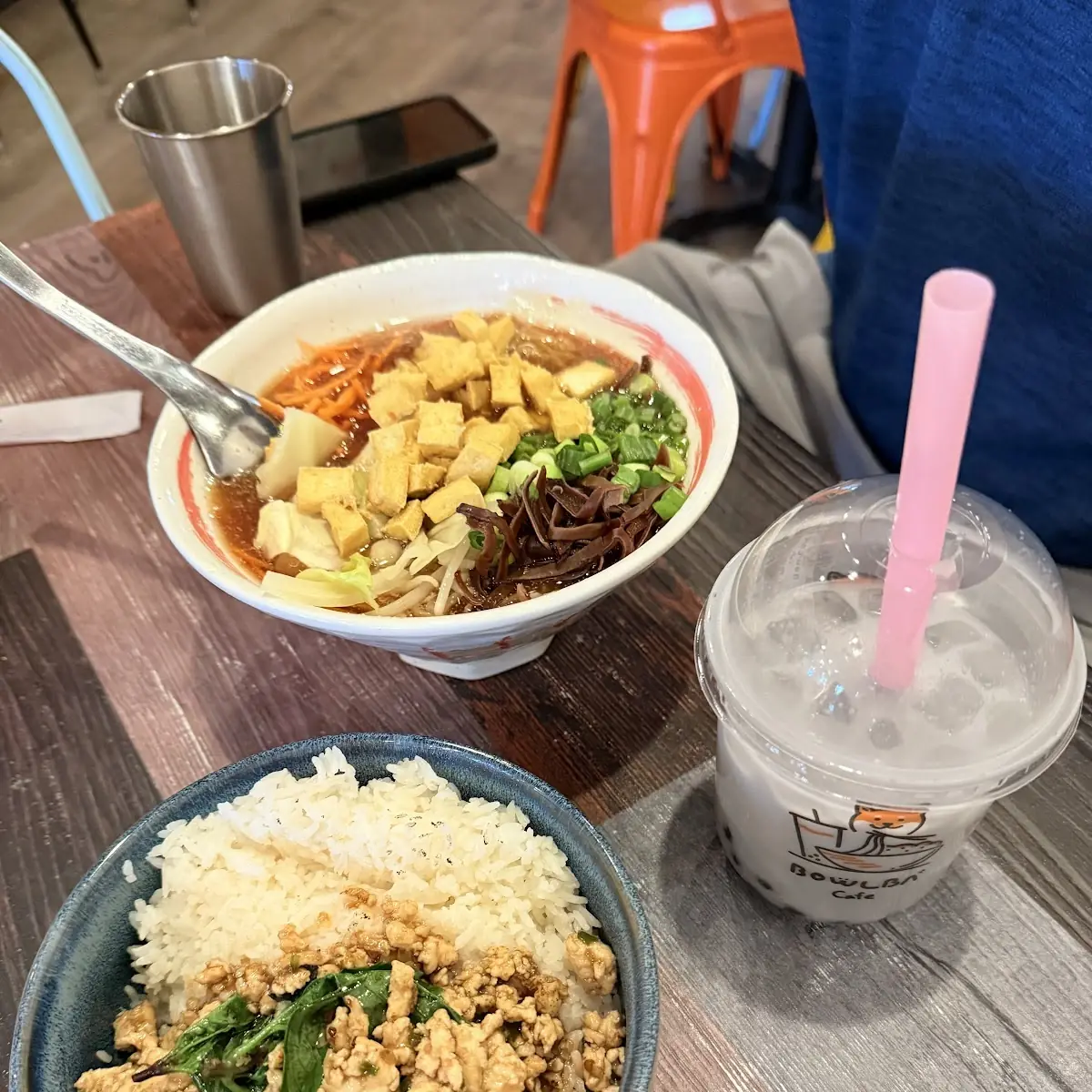 Basil Chicken Rice Bowl