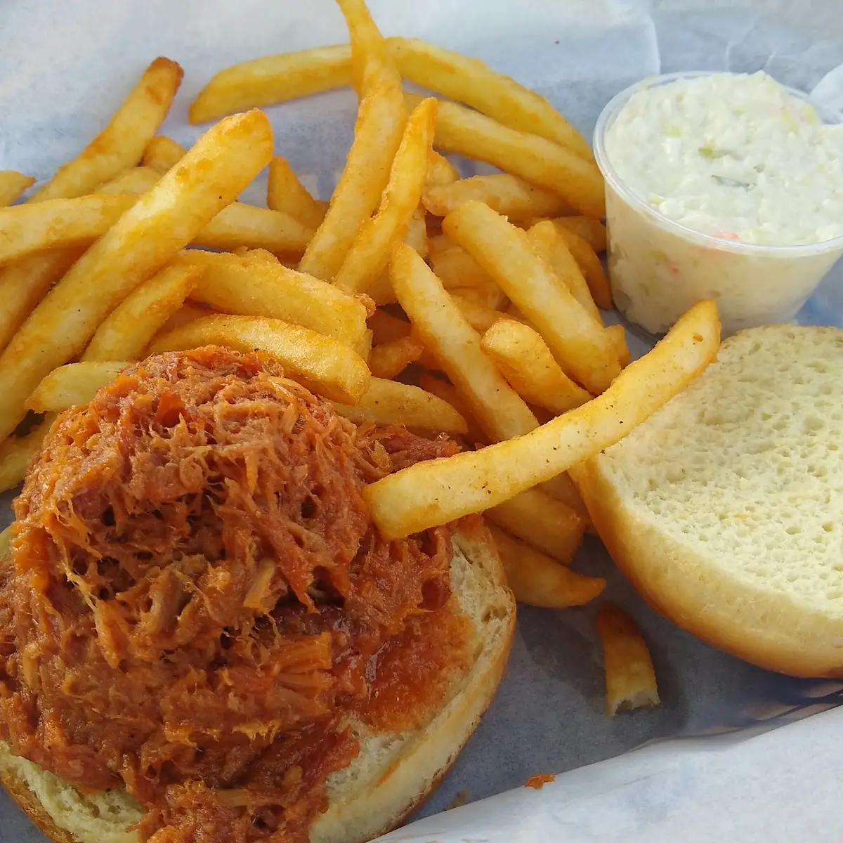 Pulled Pork Sandwich Platter