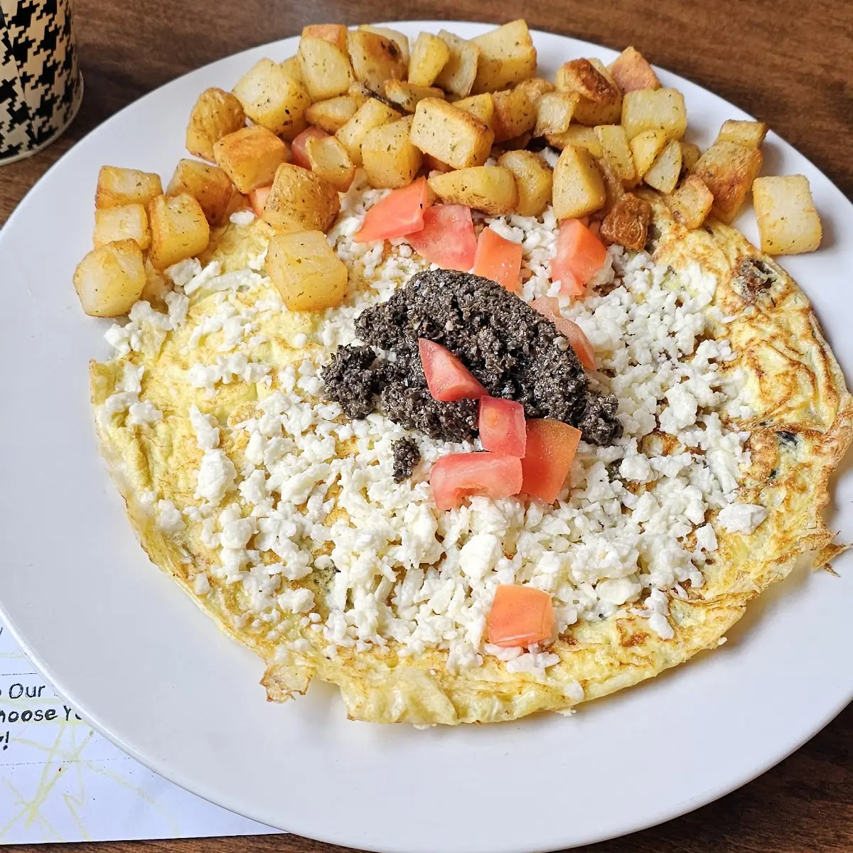 Greek Frittata Omelette, The Roadhouse Grille