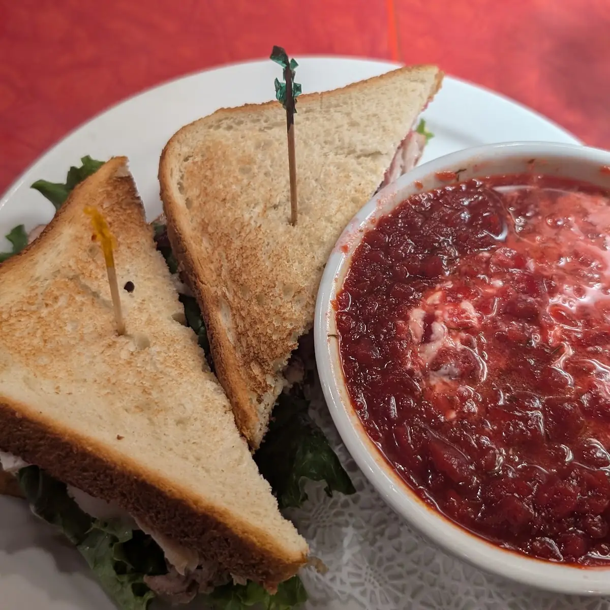 Turkey Sandwich and Borscht, The Roadhouse Grille