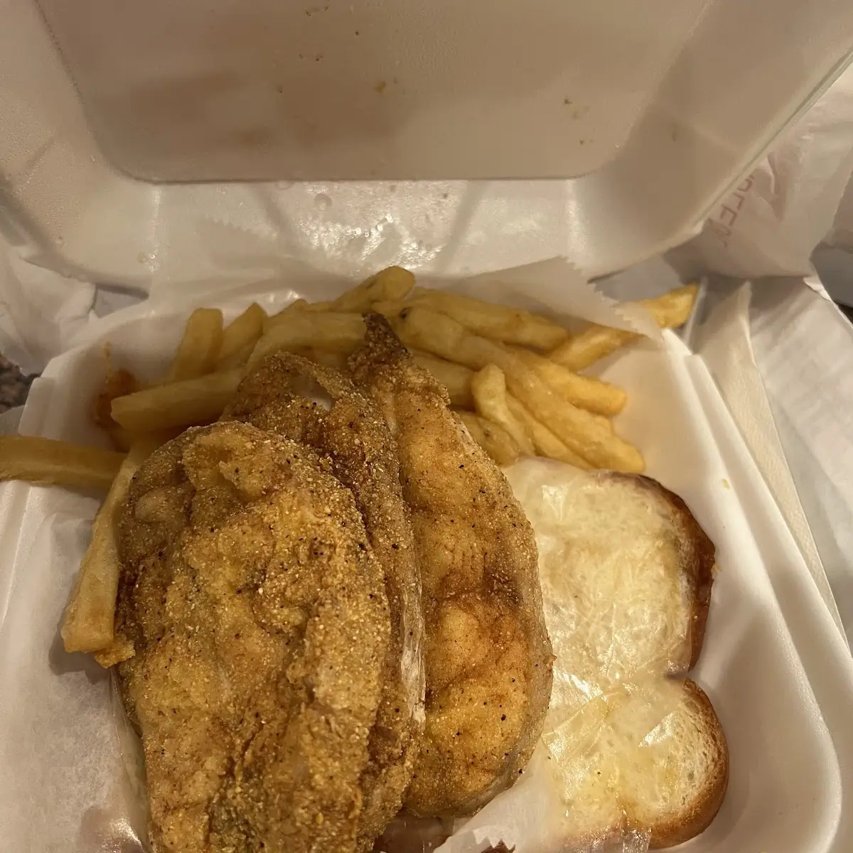 Cat Fish Steak Dinner