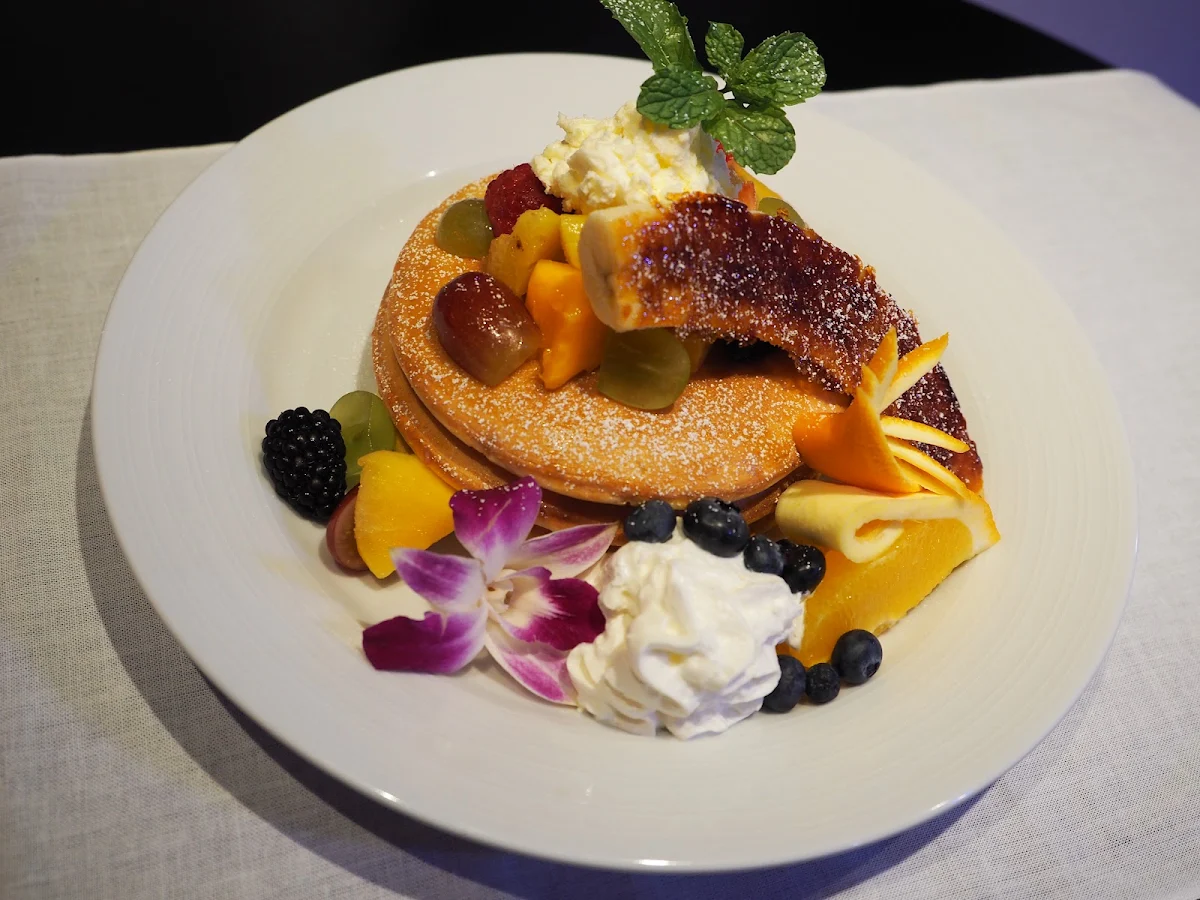 House Made Pan Cake with Fresh Fruits