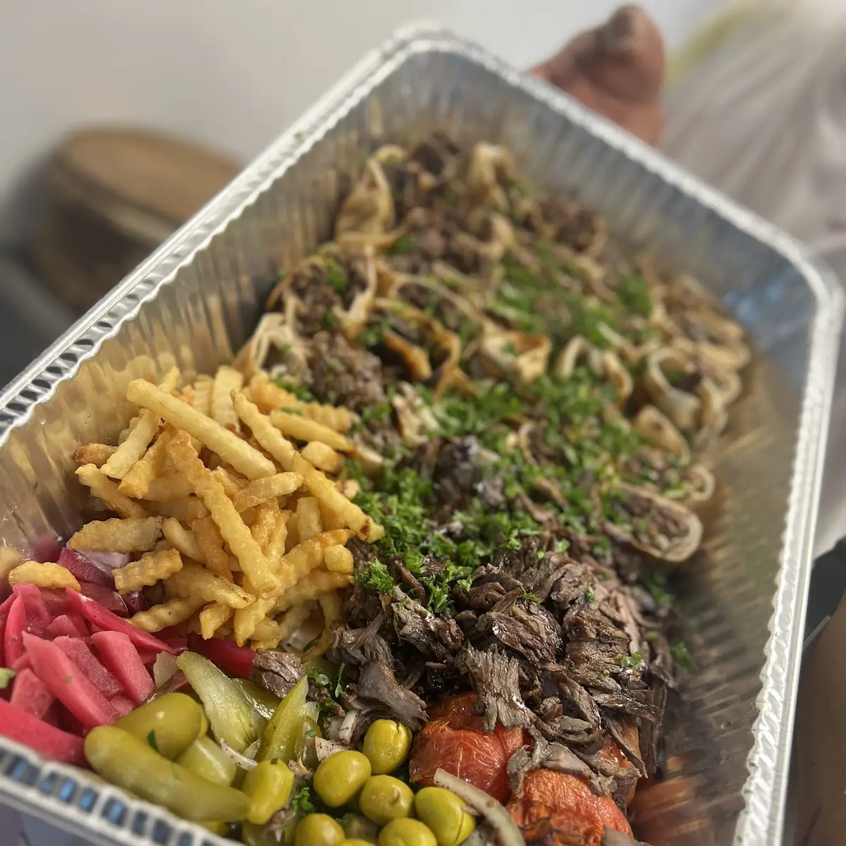 Beef Shawarma Platter