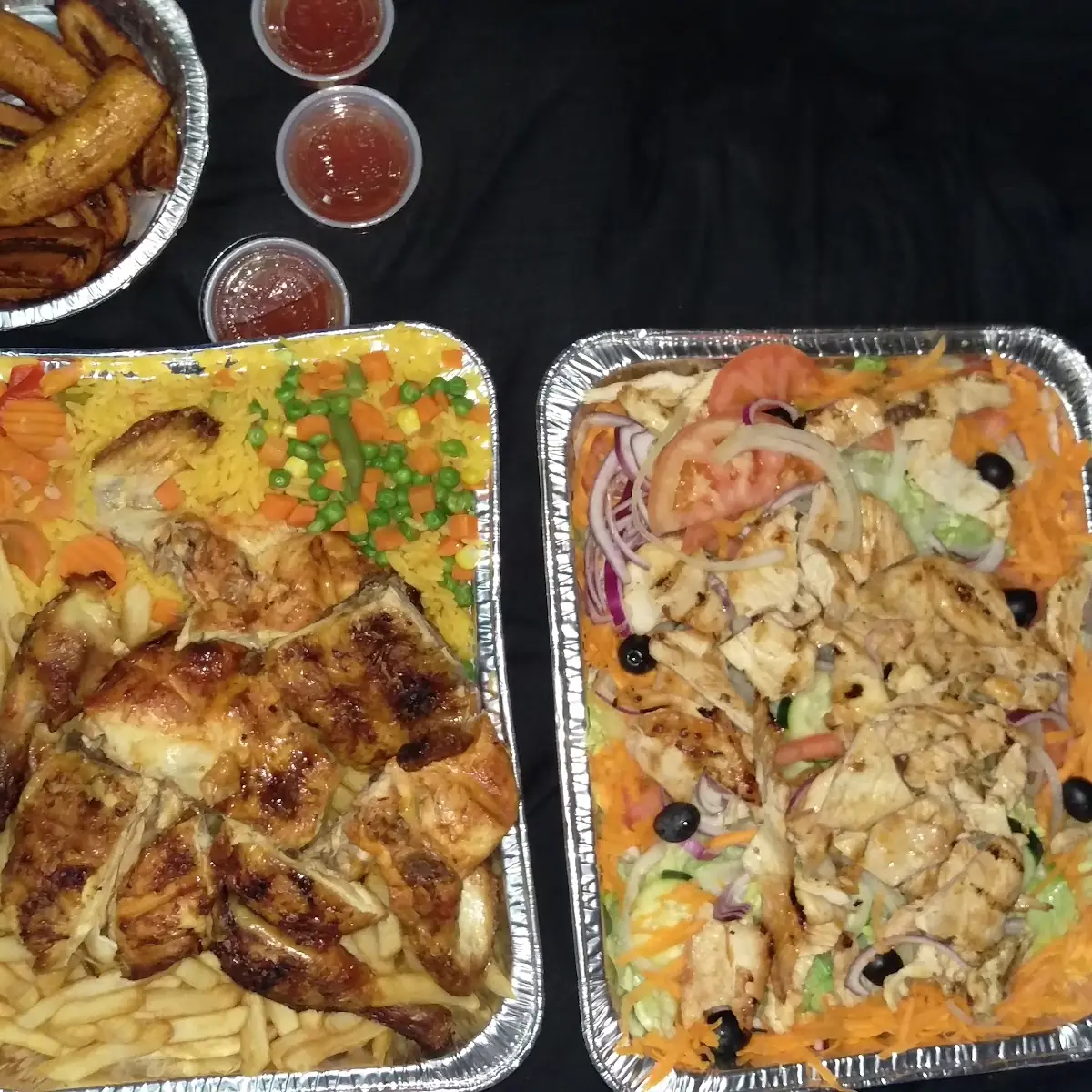 BBQ Chicken and Chicken Salad