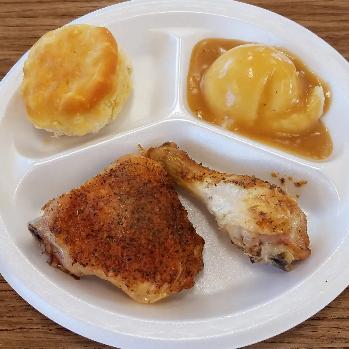 Roasted Chicken w Mashed Potatoes