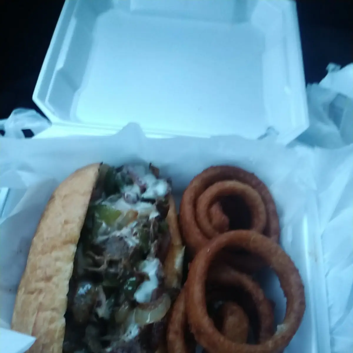 BBQ Beef 1495 Buffalo Cheesesteak
