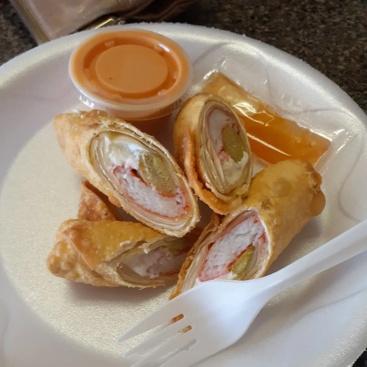 Crab Rangoon Eggrolls
