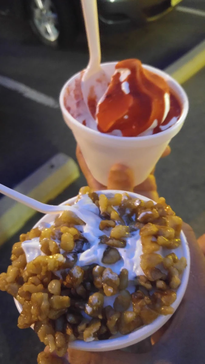Soft Serve Vanilla with Hard Cherry Shell