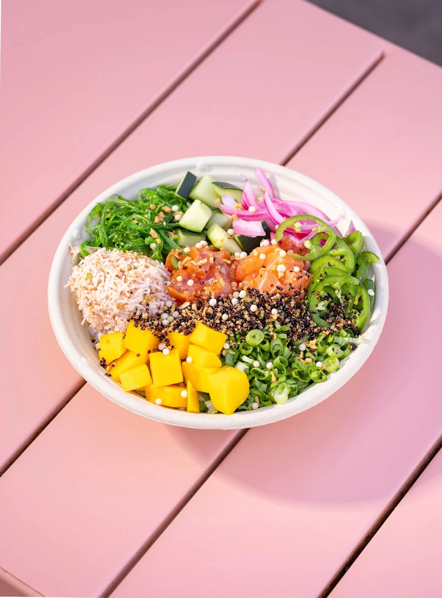 Salmon and Tuna Poke Bowl