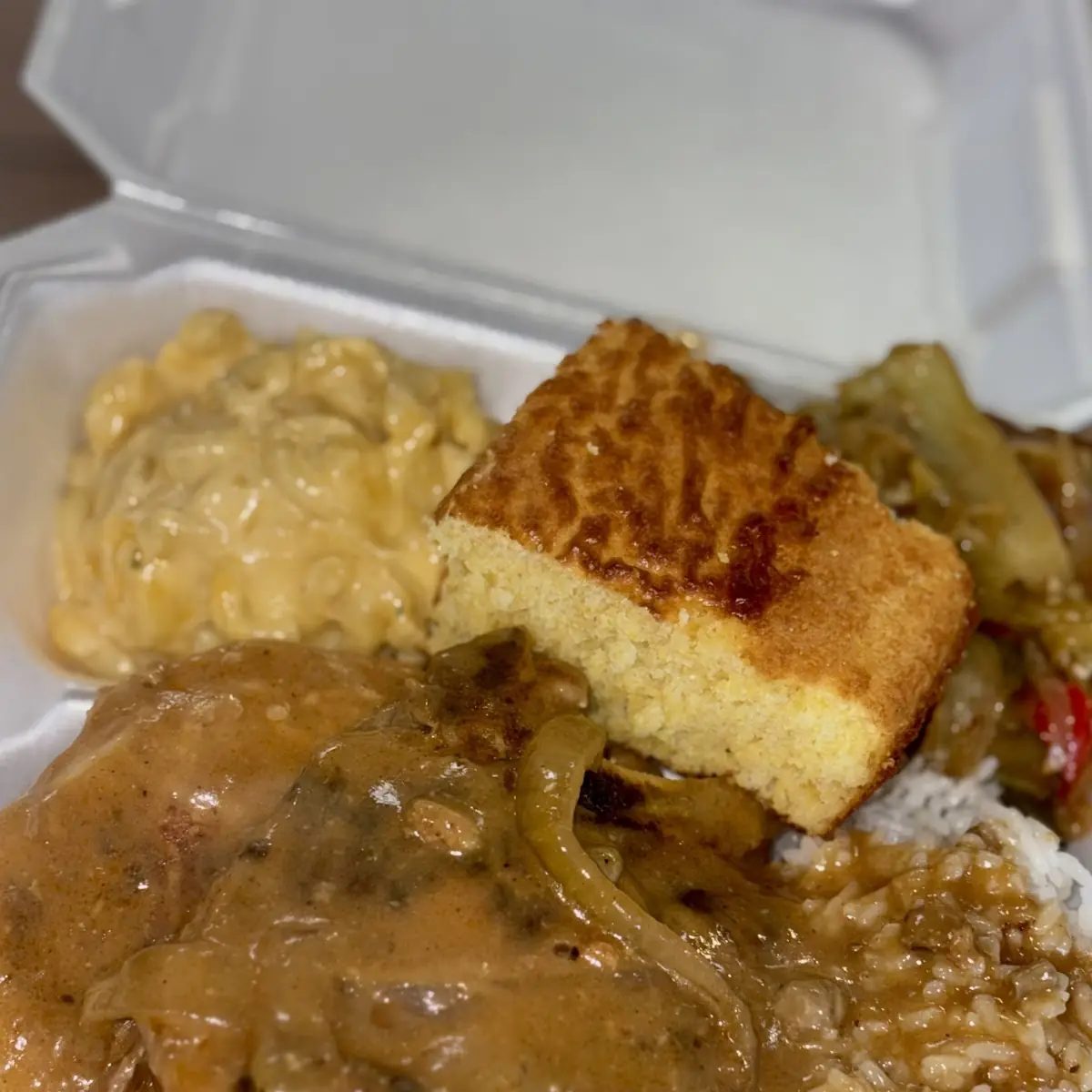 Smothered Pork Chop Plate