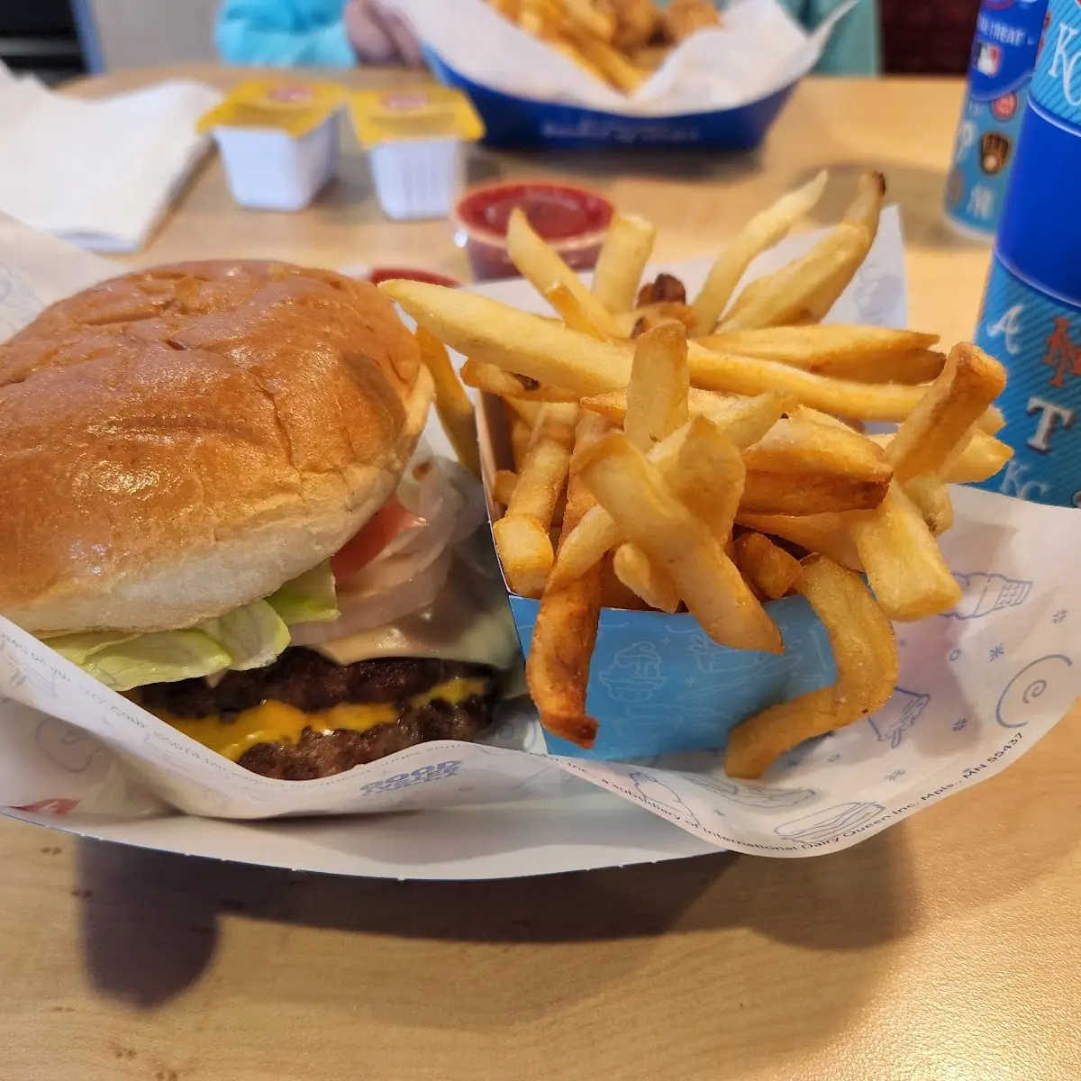 Two Cheese Deluxe Burger