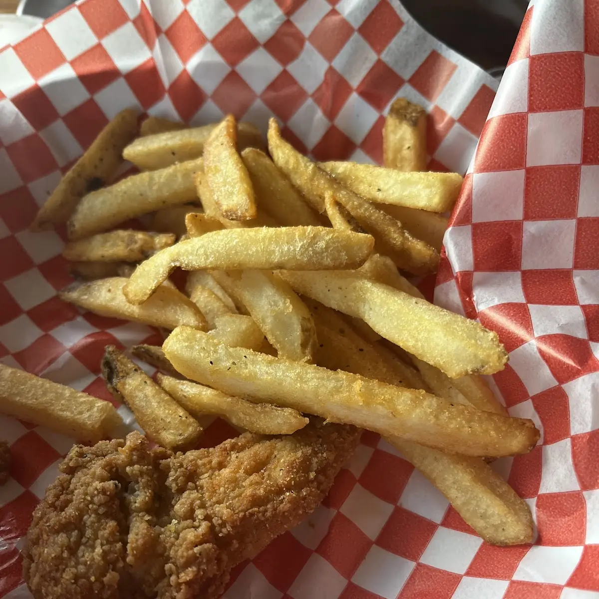Lemon Pepper Dry Rub and Fries