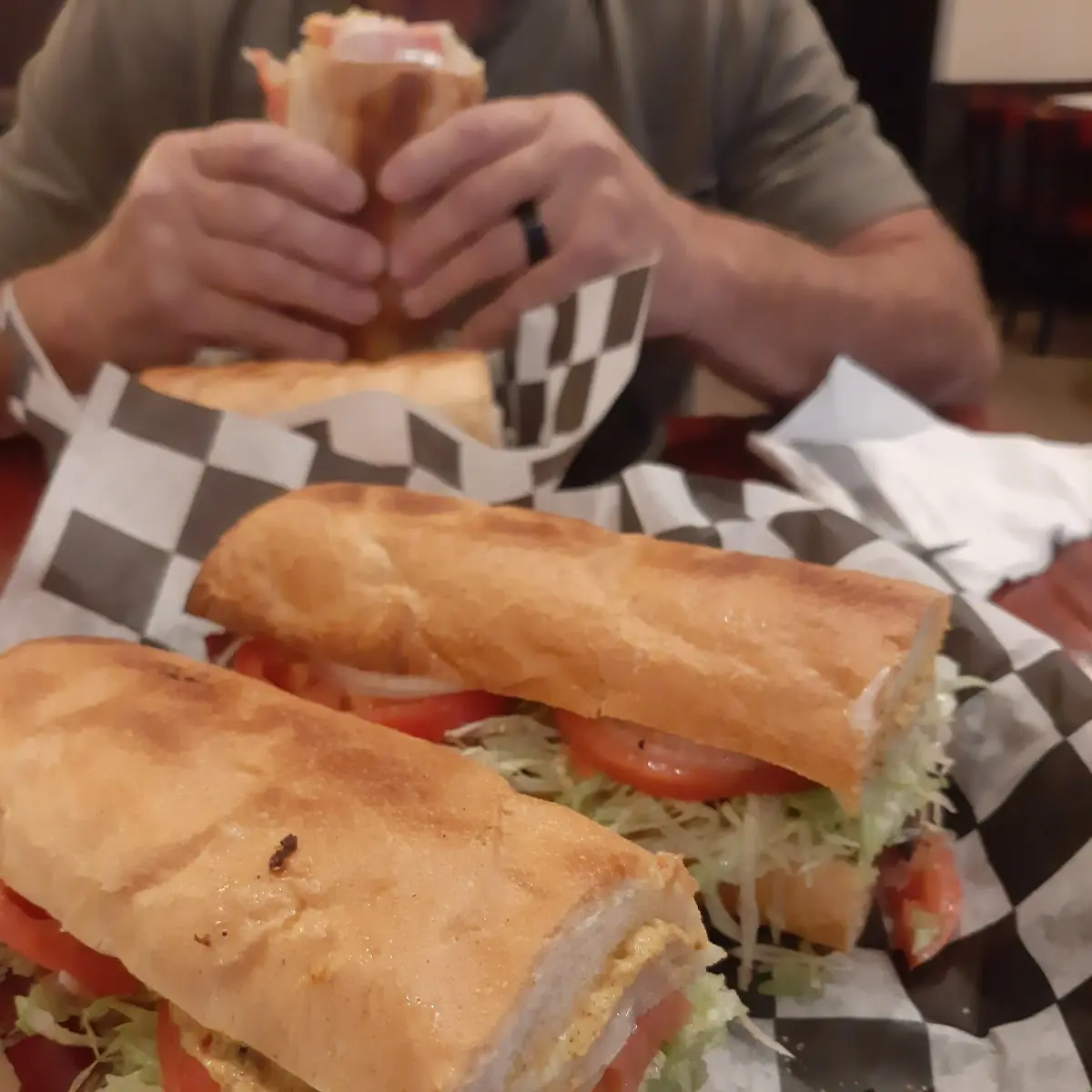 Hot Pastrami Grinder