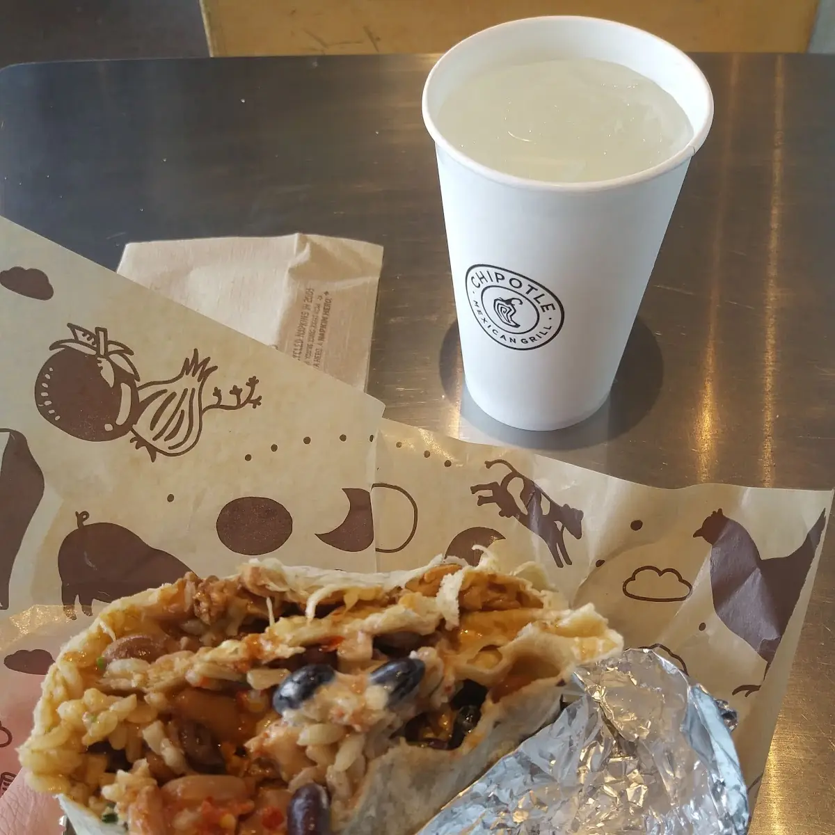 Chipotle Honey Chicken Burrito