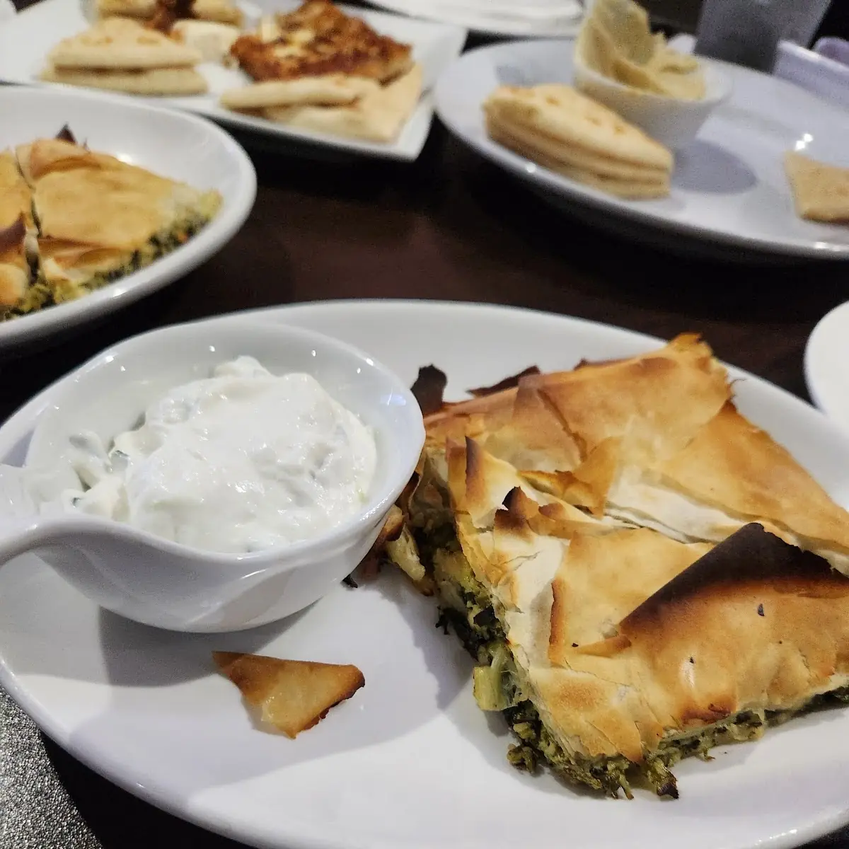 Spanakopita Plate