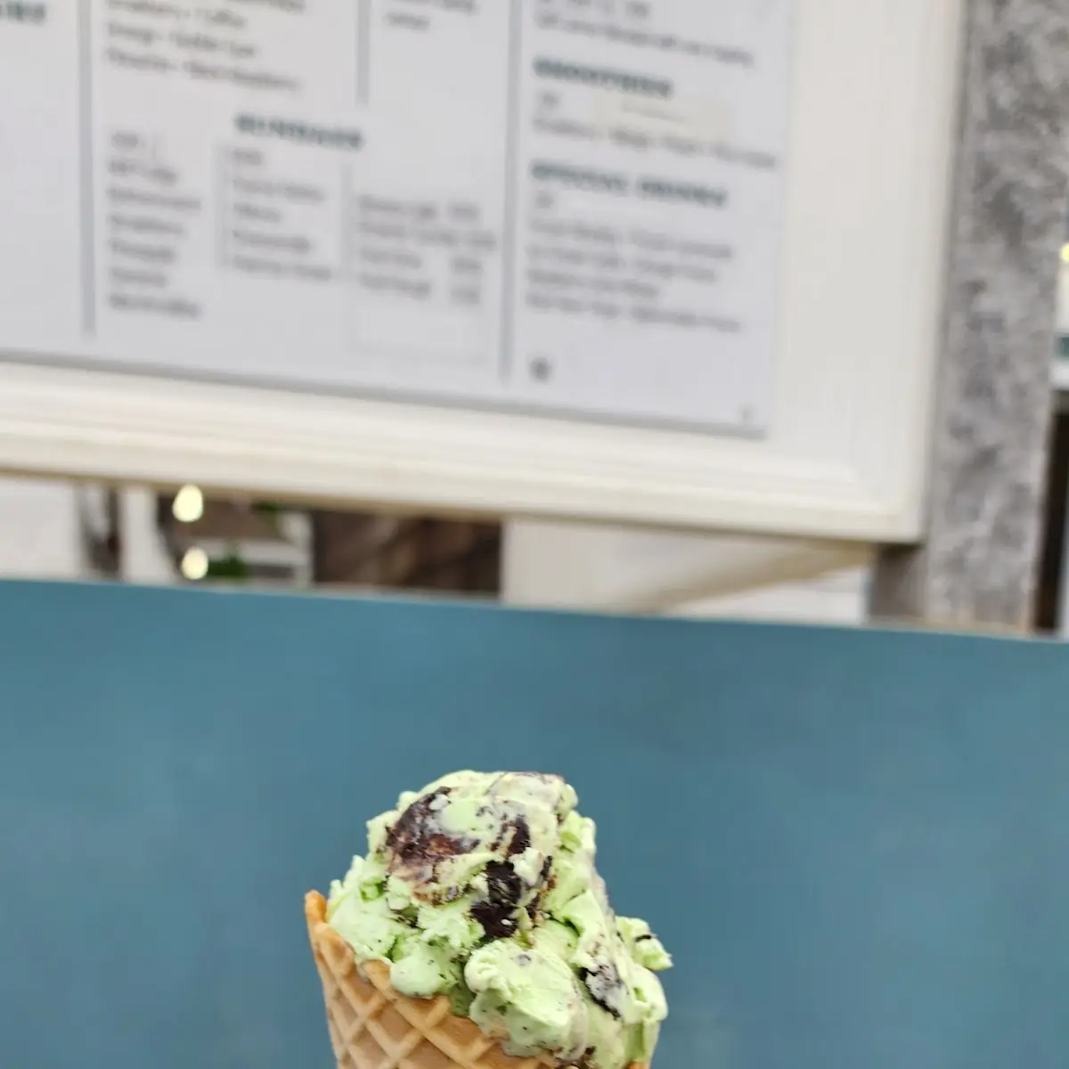 Mint Oreo Cone