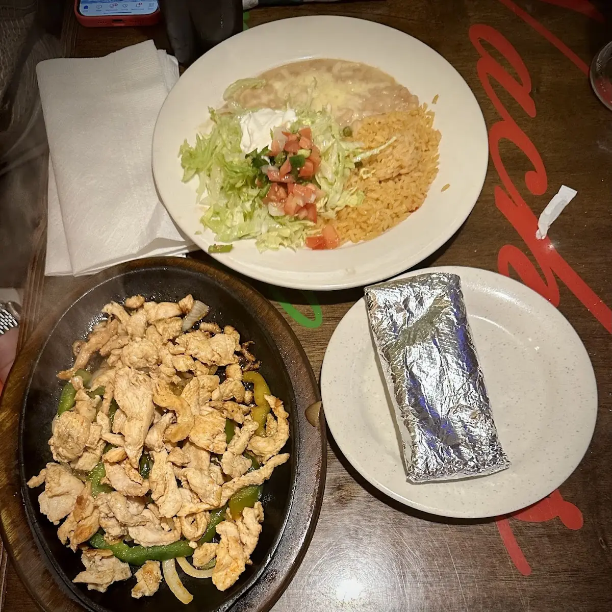 Grilled Chicken Fajitas