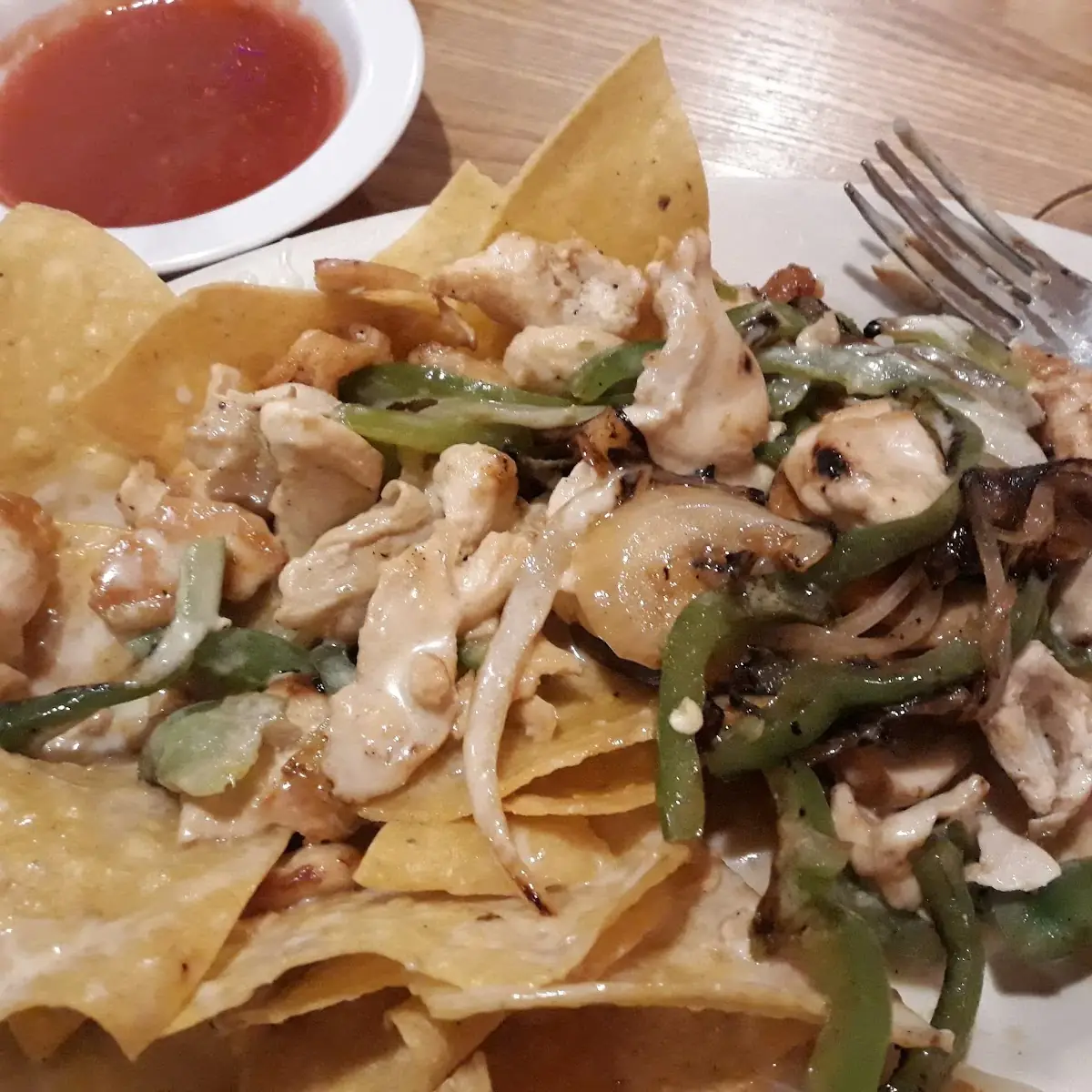 Chicken Fajita Nachos
