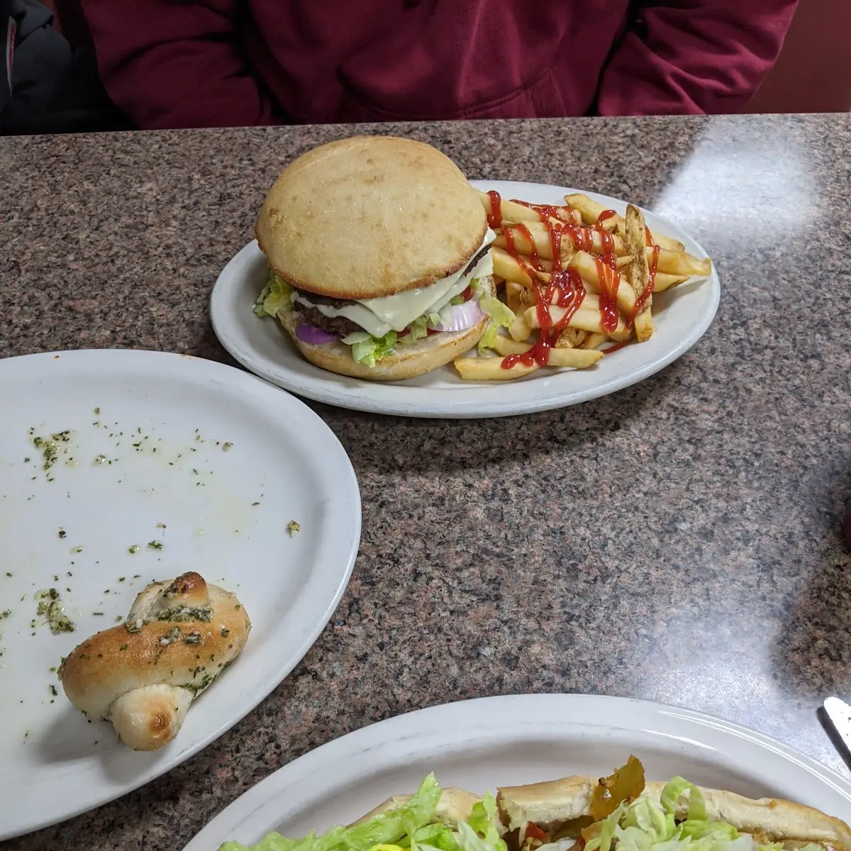 Special Cheeseburger Sub Monster Burger