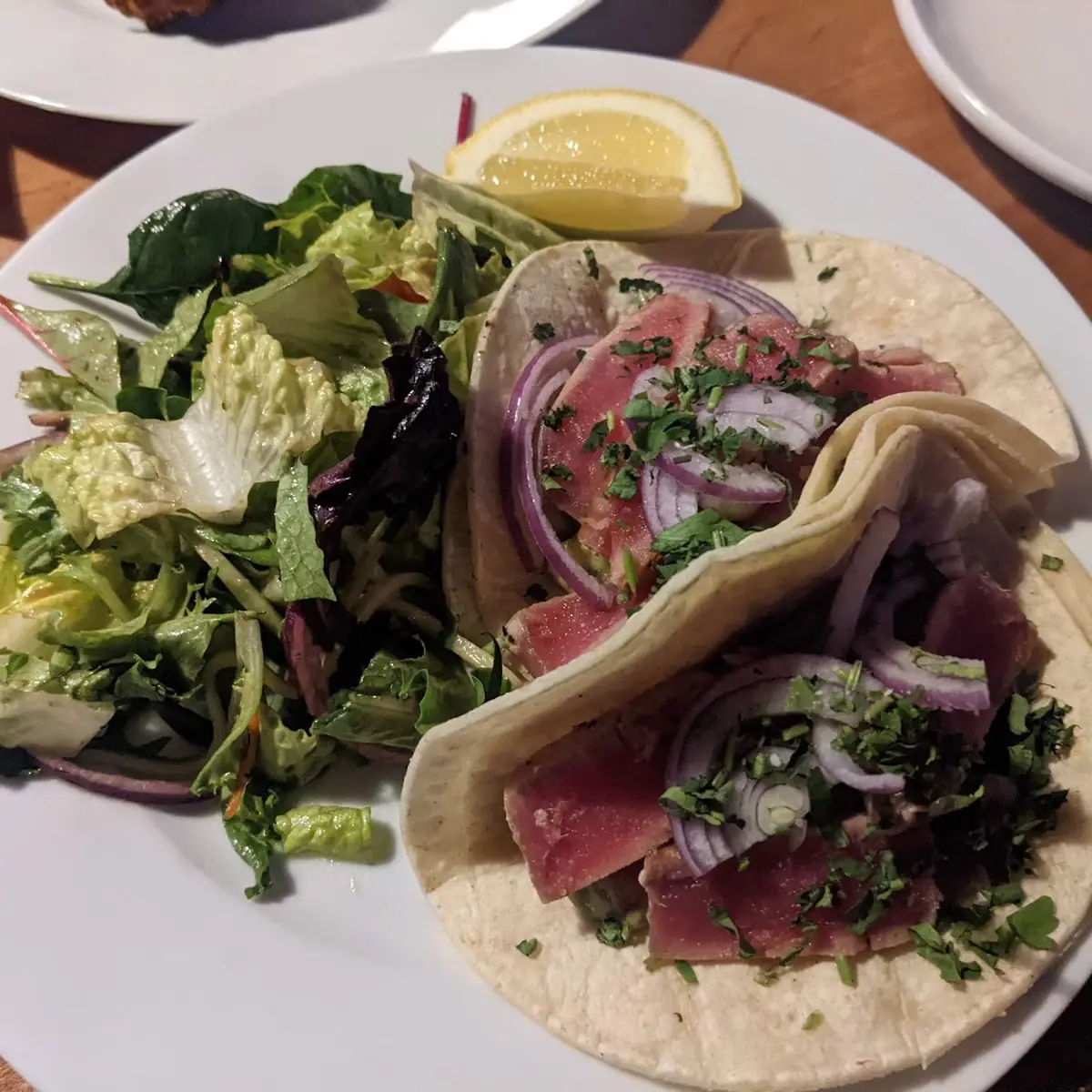 Seared Tuna Tacos