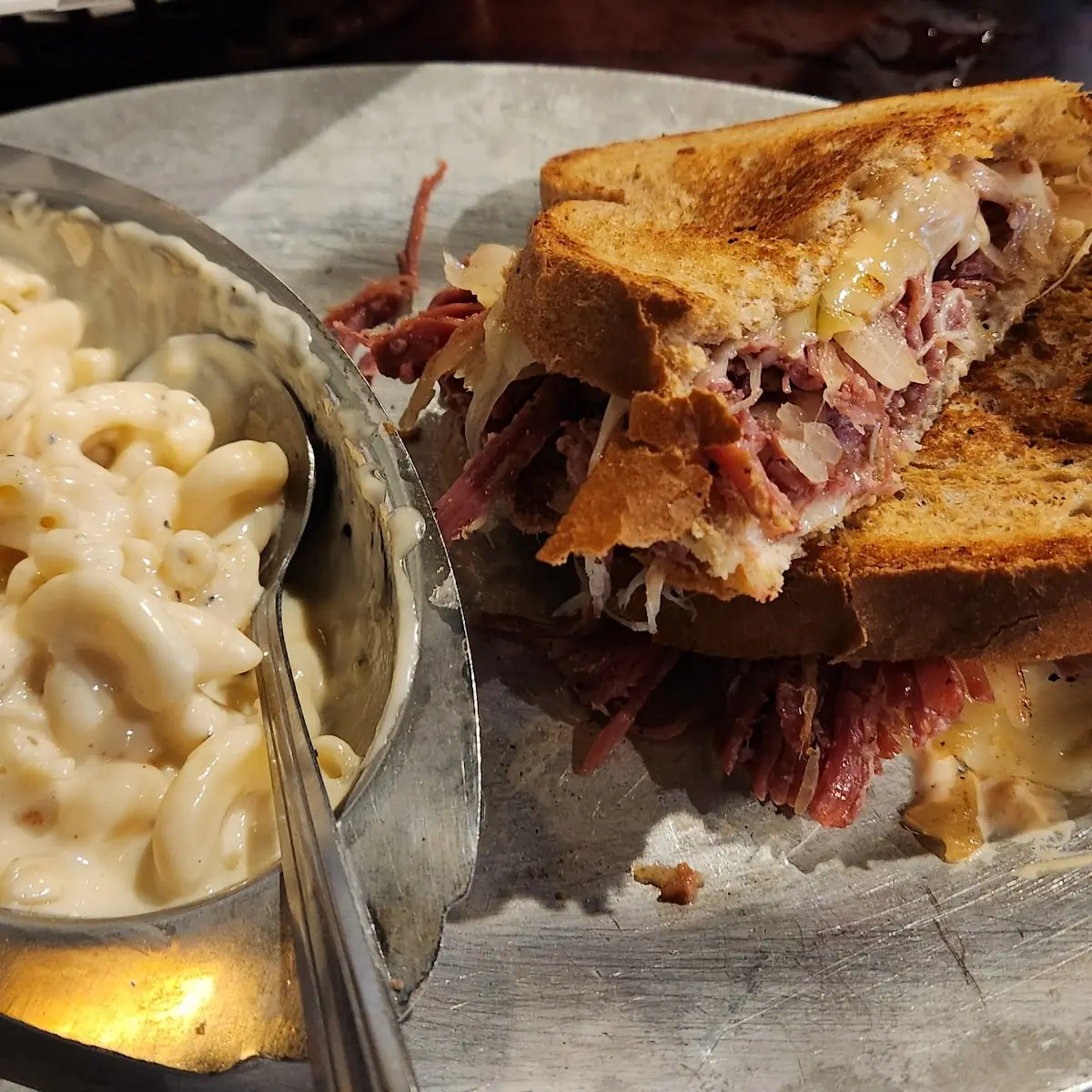 Smoked Gouda Mac and Cheese and Ruben