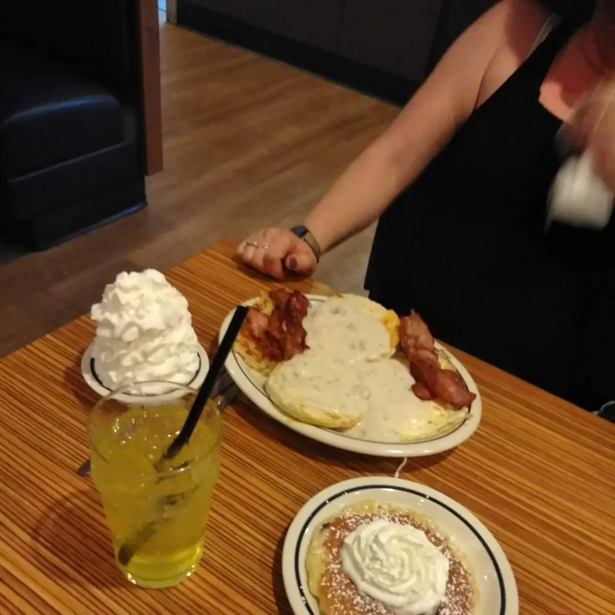 Biscuits and Gravy w Waffle