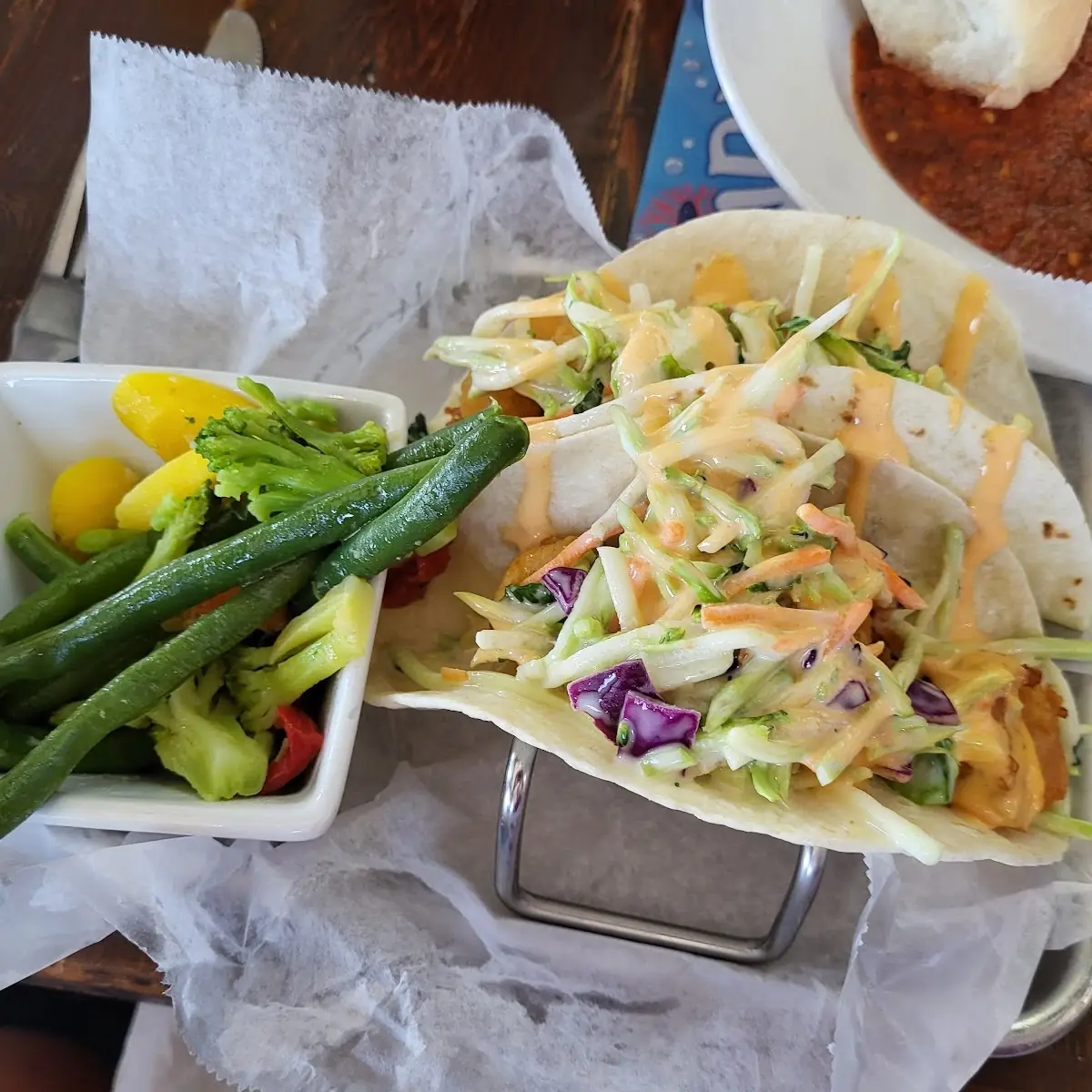 Rip'n Shrimp Tacos Fish Tacos