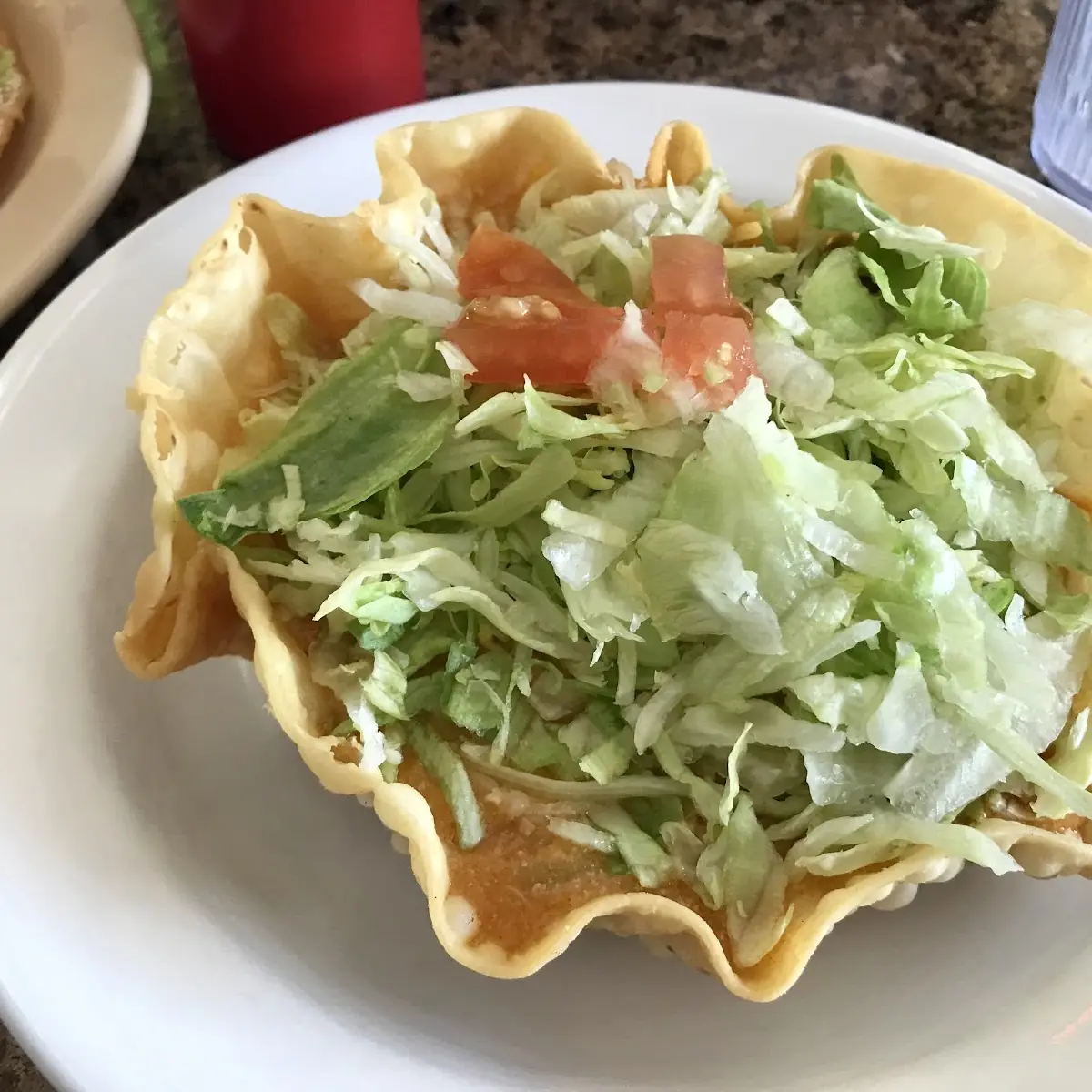 Tostada Rice & Beans