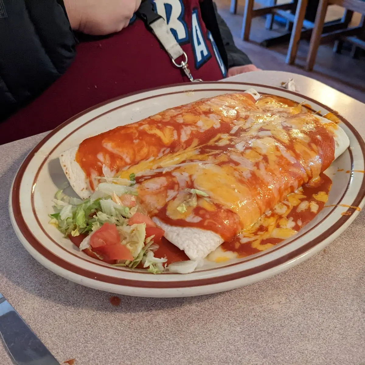 Egg and Potato Breakfast Burrito