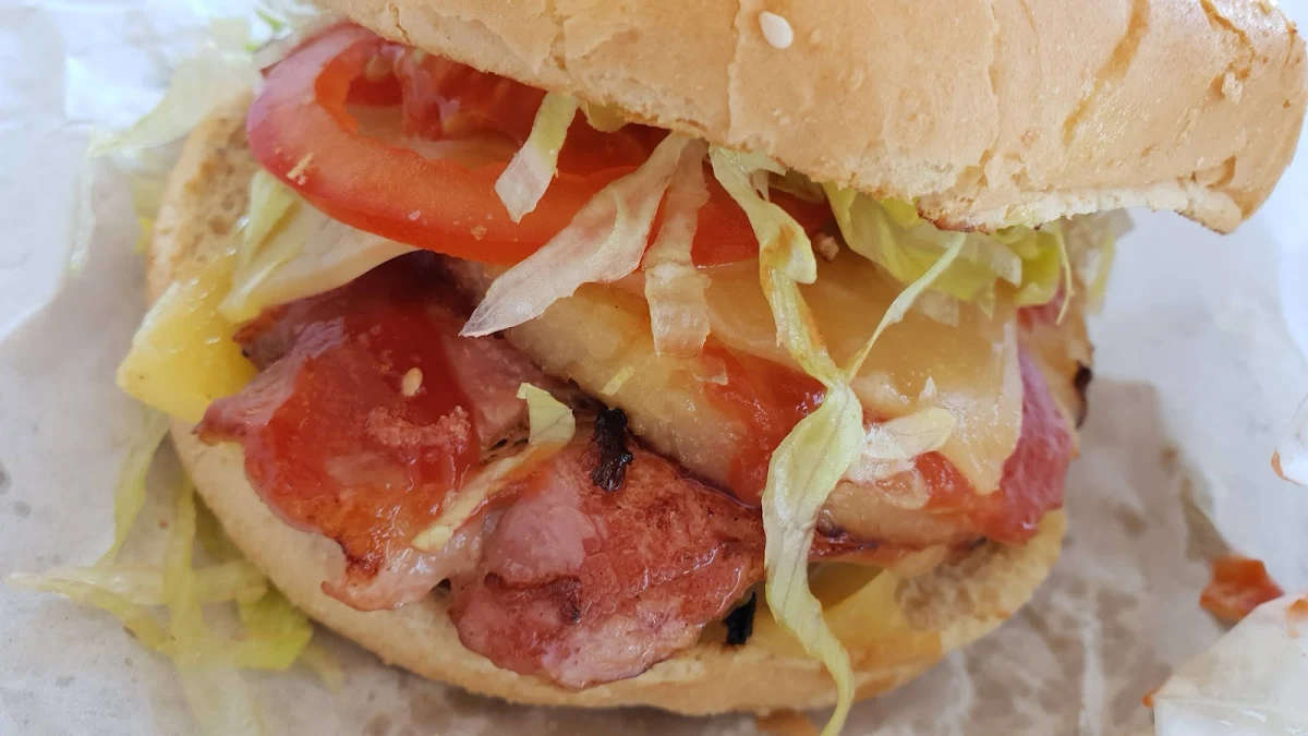 Hawaiian Burger, The Haven Kingston SE Seafood & Take-Away