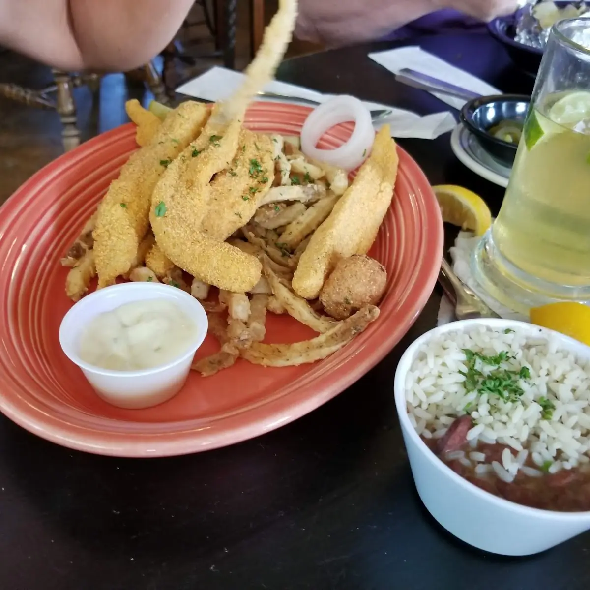 Catfish Fillet Red Beans and Rice