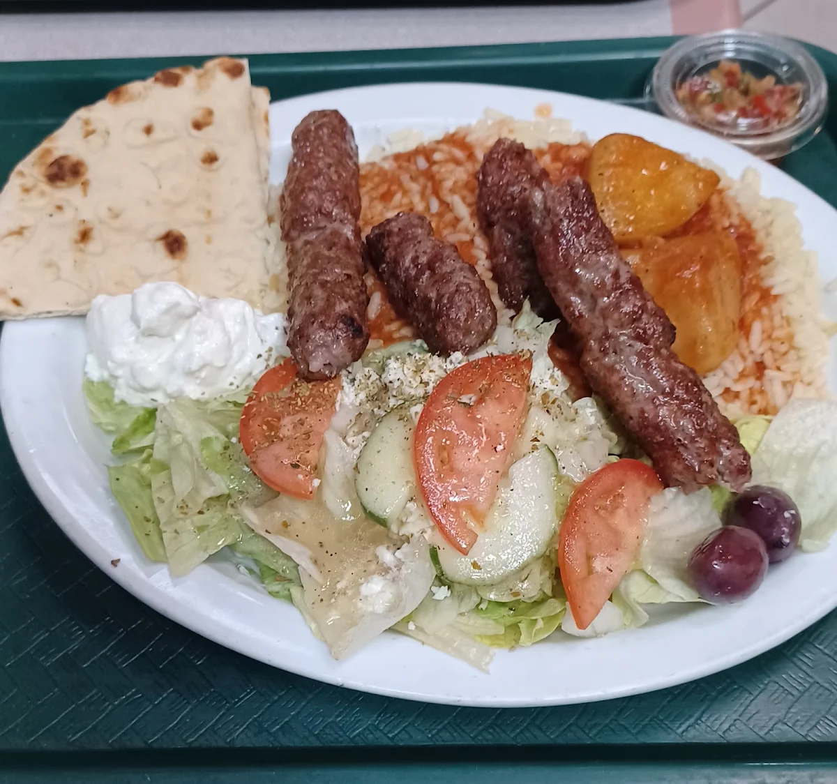 Beef Shish Kebab Platter