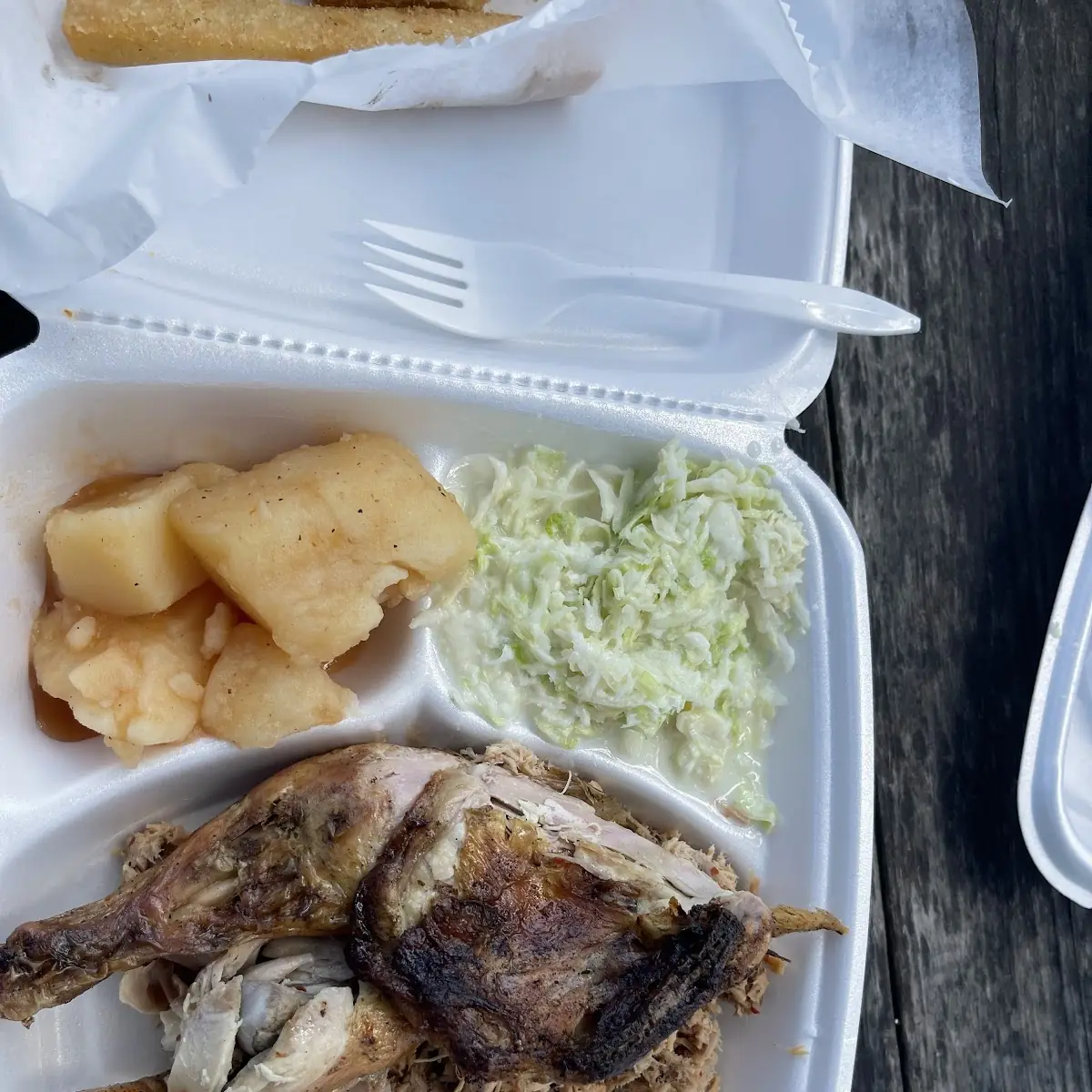 BBQ Plate with Potatoes