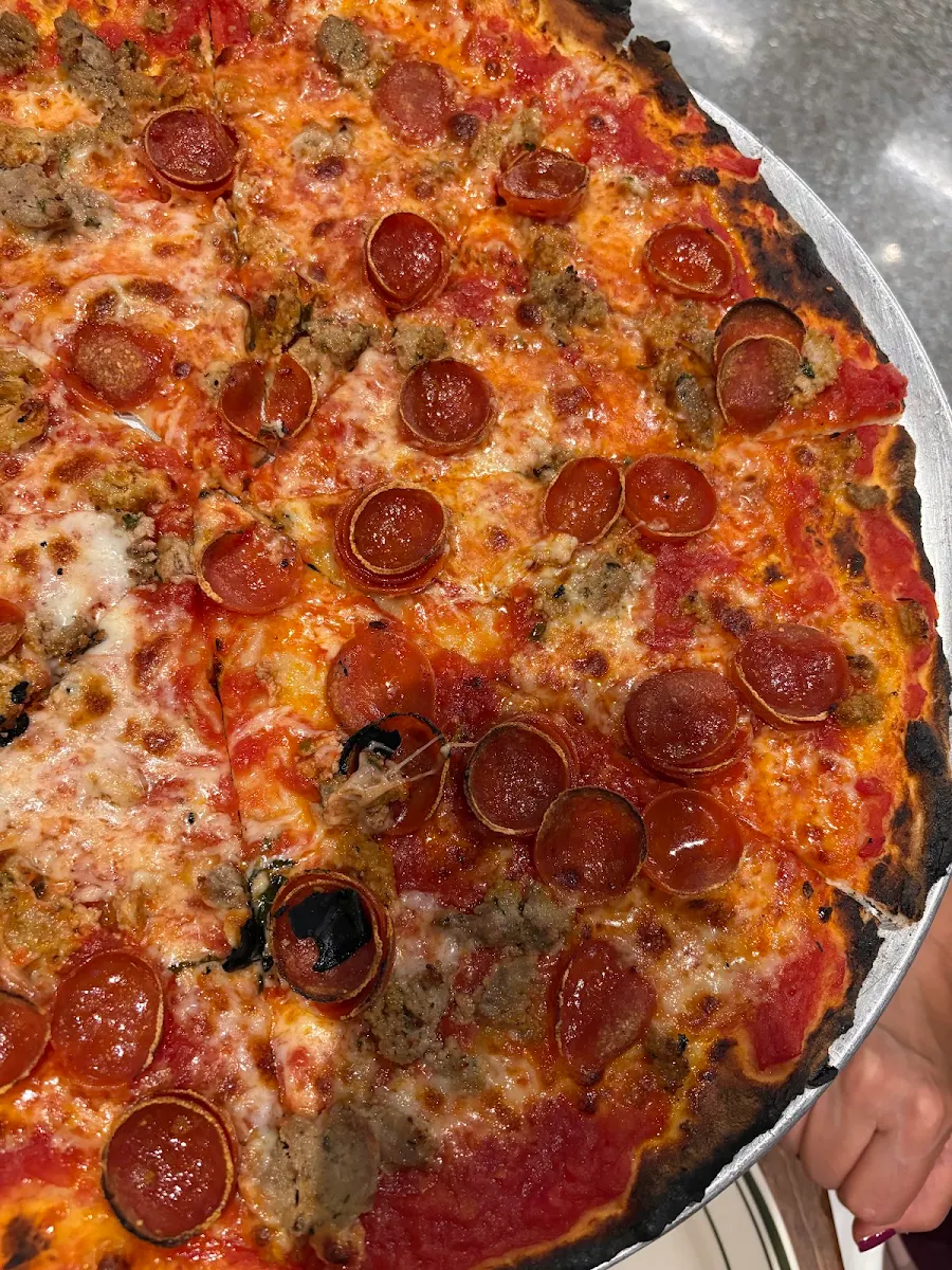 Pepperoni and Sausage Pizza